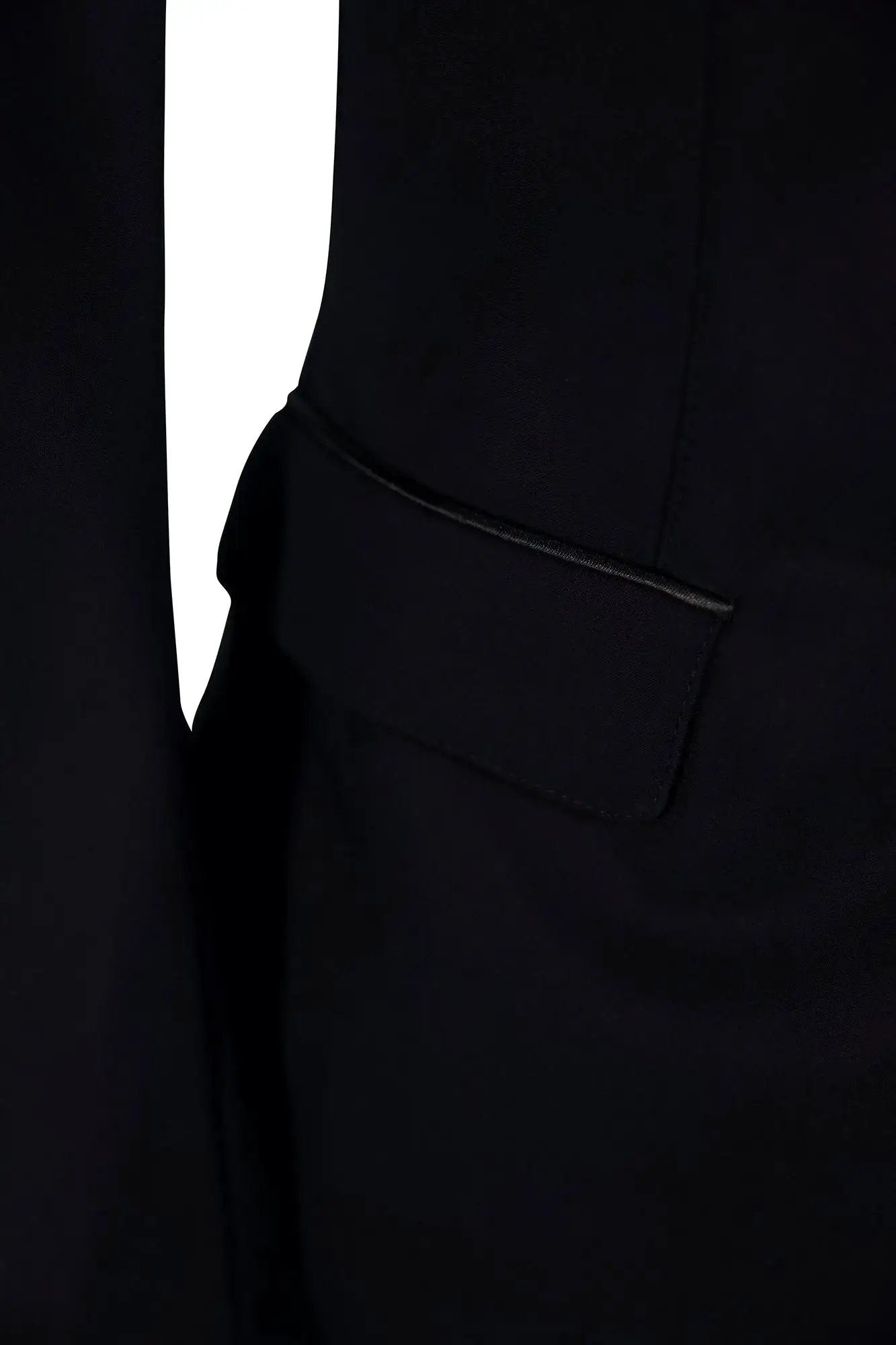 Grand Prix Saltare Dolce 3 Button Riding Show Jacket Huntley Equestrian, black with pocket flap on Tampa Home & Garden Store