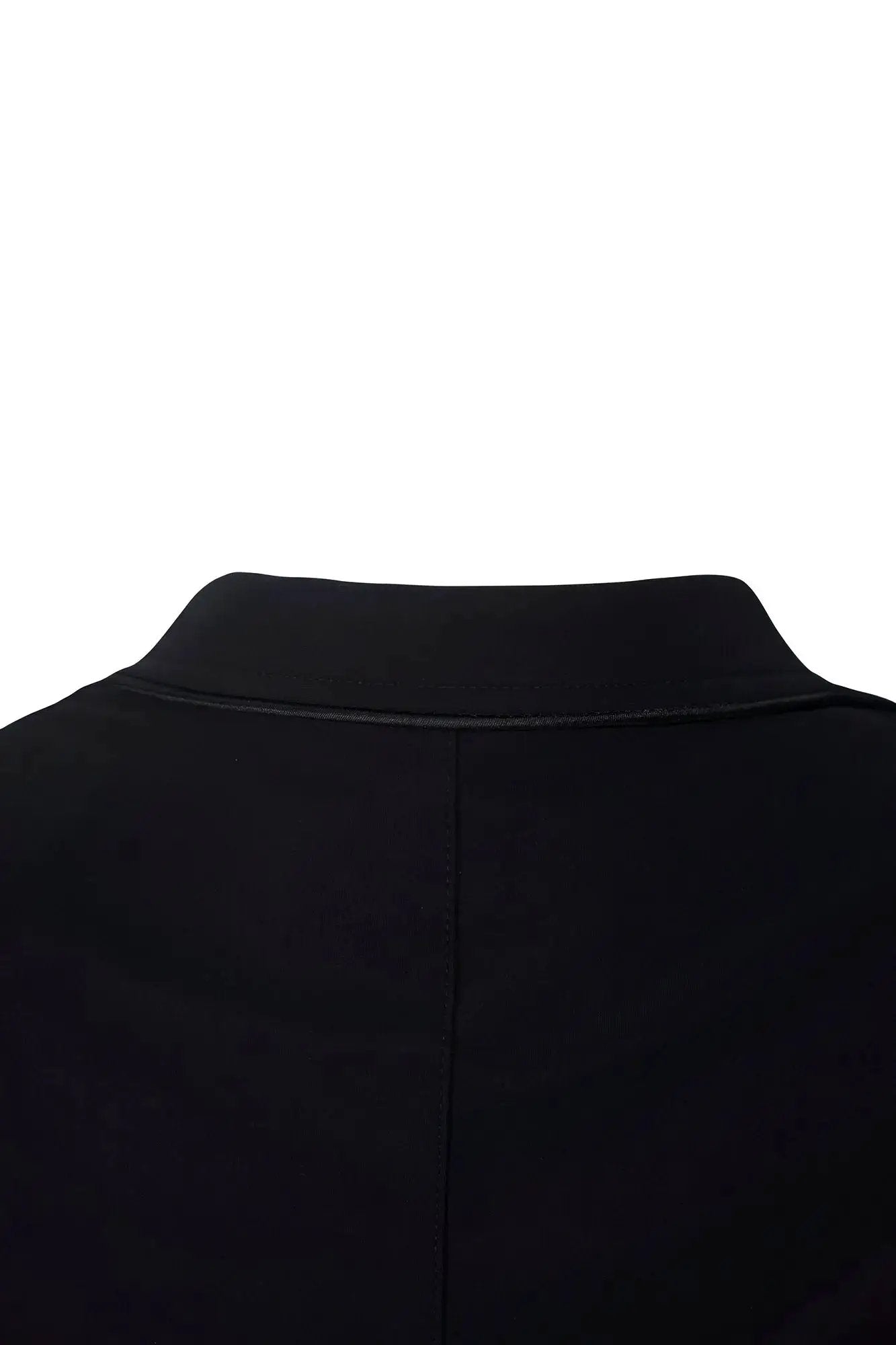Grand Prix Saltare 3-Button Riding Show Jacket black with back collar seam detail on Tampa Home & Garden Store