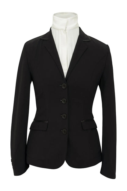 Grand Prix Saltare Dolce 4 Button Riding Jacket, Black - Tampa Home & Garden Store