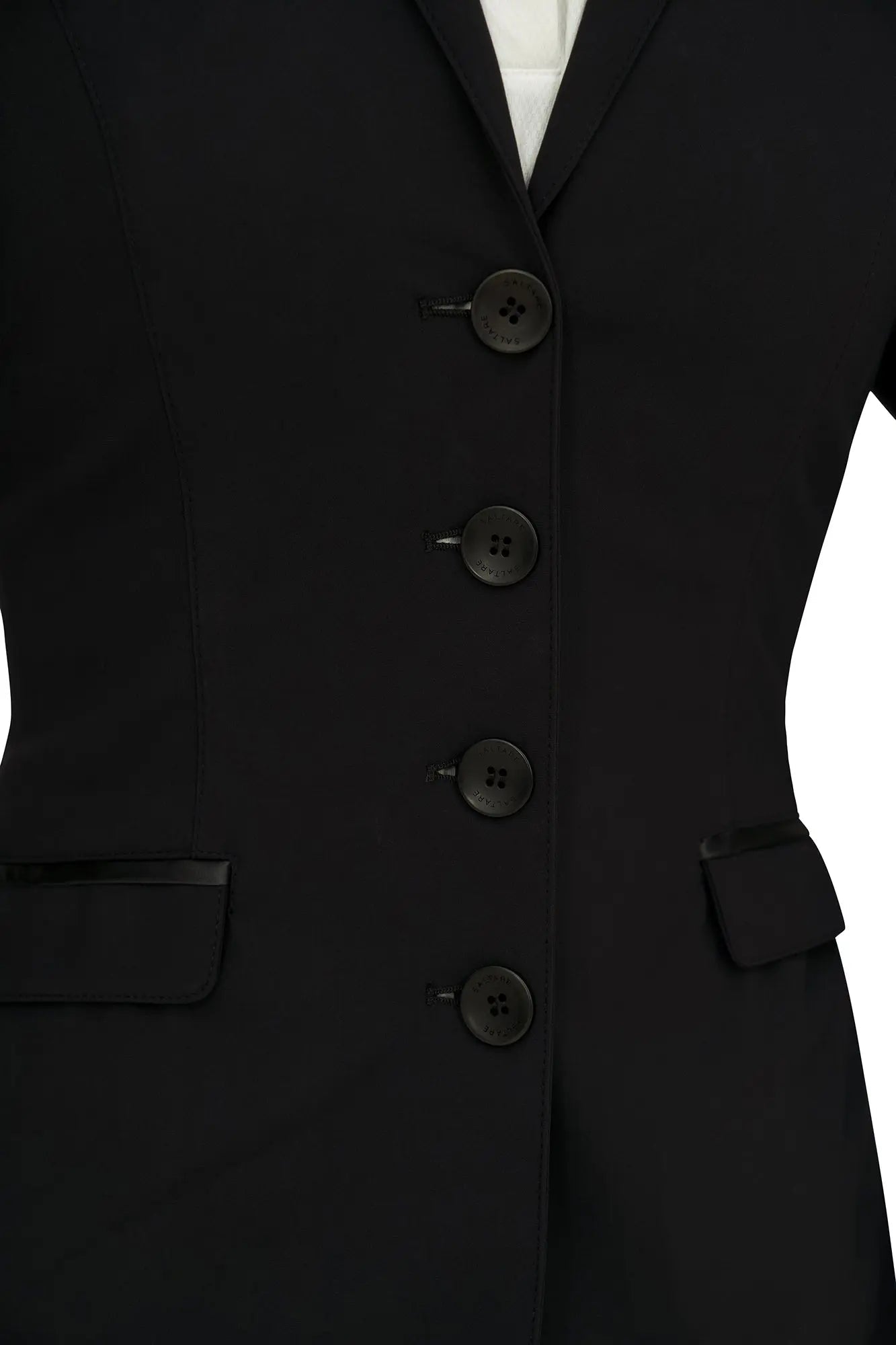 Grand Prix Saltare Dolce 4 Button Riding Jacket, Black - Tampa Home & Garden Store