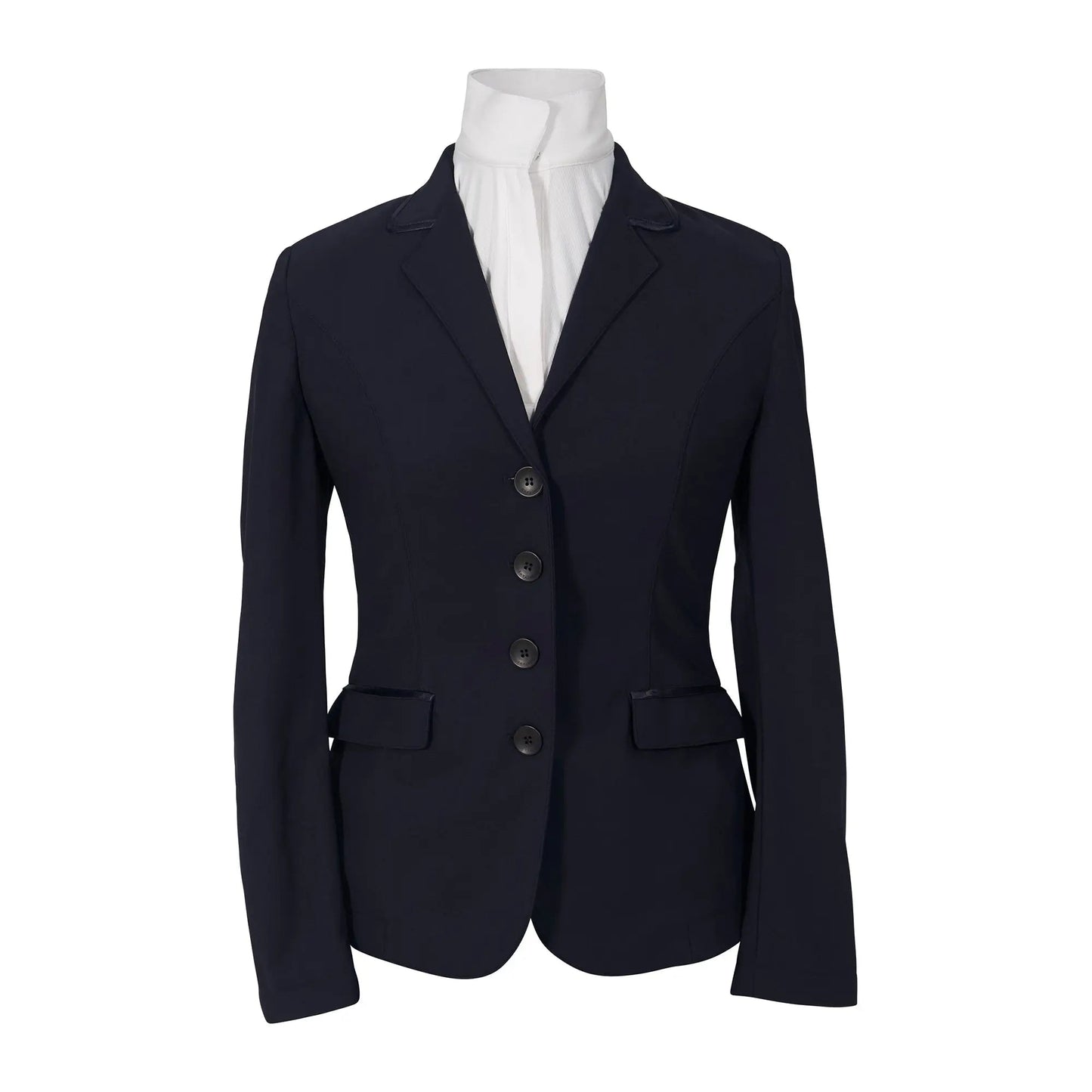 Grand Prix Saltare Dolce 4 Button Riding Show Jacket, Navy - Tampa Home & Garden Store