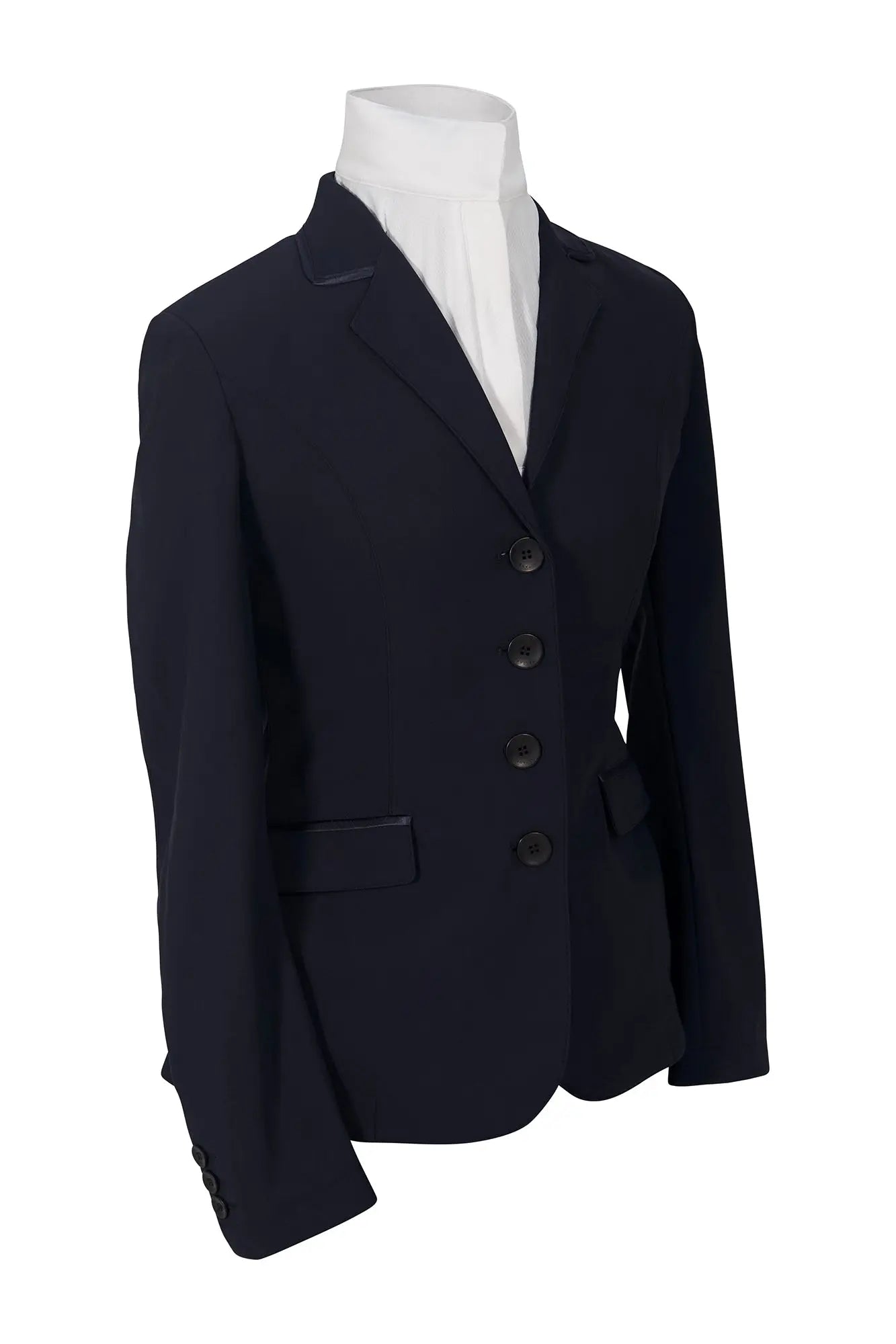 Grand Prix Saltare Dolce 4 Button Riding Show Jacket, Navy - Tampa Home & Garden Store