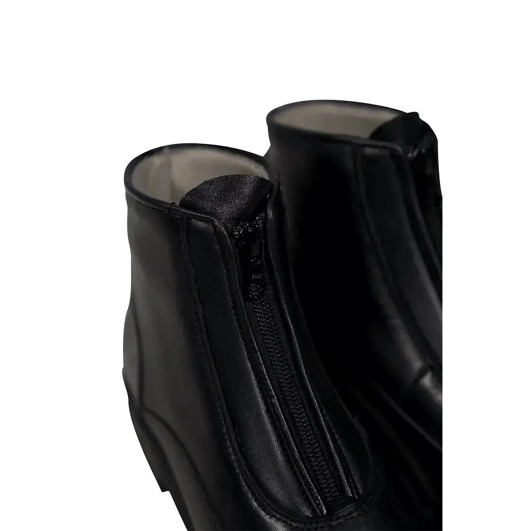 Grand Prix Saltare Milan paddock boots by Huntley Equestrian, leather with side zipper on Tampa Home & Garden Store