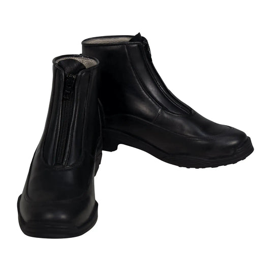 Grand Prix Saltare Milan paddock boots, Huntley Equestrian black leather ankle boots with zipper on Tampa Home & Garden Store