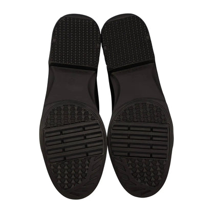 Grand Prix Saltare Milan paddock boots by Huntley Equestrian, black soles with tread, pair on Tampa Home & Garden Store