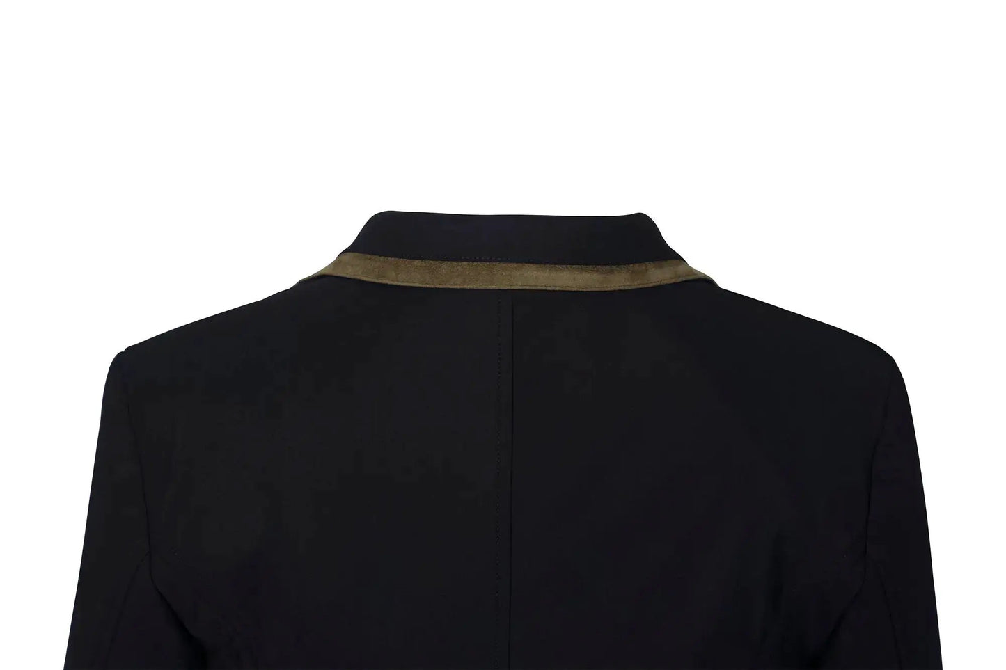 Grand Prix Saltare Premio 4 Button riding show coat black moss green collar trim on Tampa Home & Garden Store
