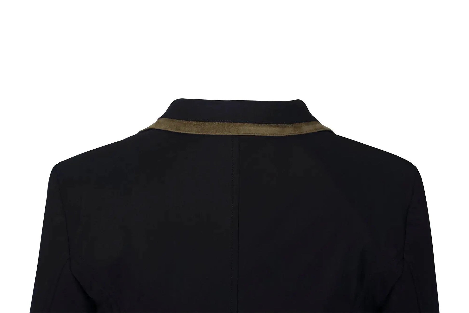 Grand Prix Saltare Premio 4 Button riding show coat black moss green collar trim on Tampa Home & Garden Store