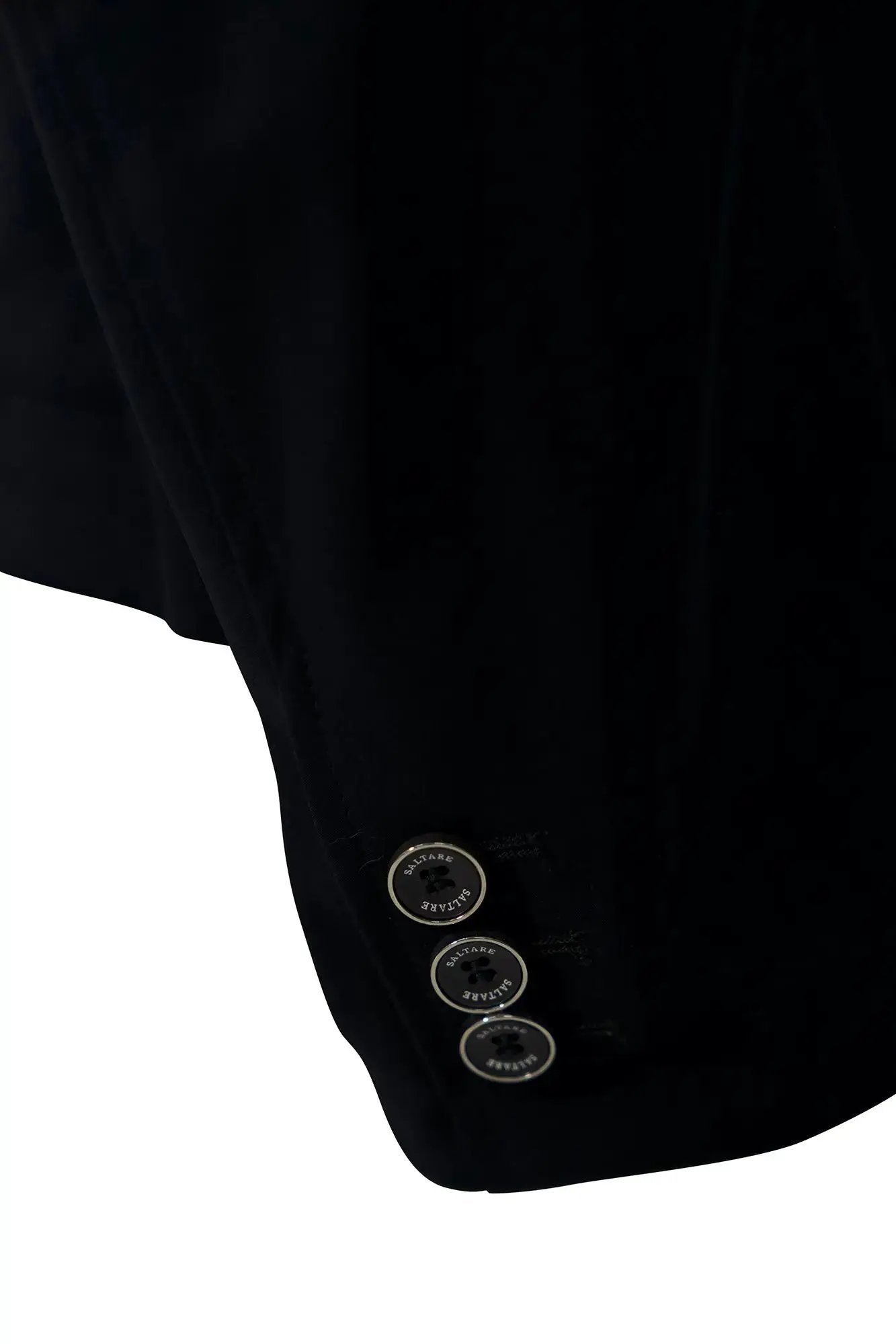 Grand Prix Saltare Premio riding show coat 4-button cuff, black with moss green on Tampa Home & Garden Store