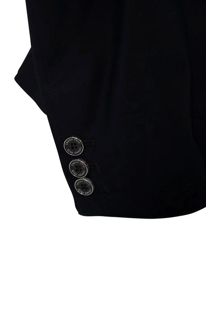 Grand Prix Saltare Premio black riding show coat cuff with four metal buttons on Tampa Home & Garden Store
