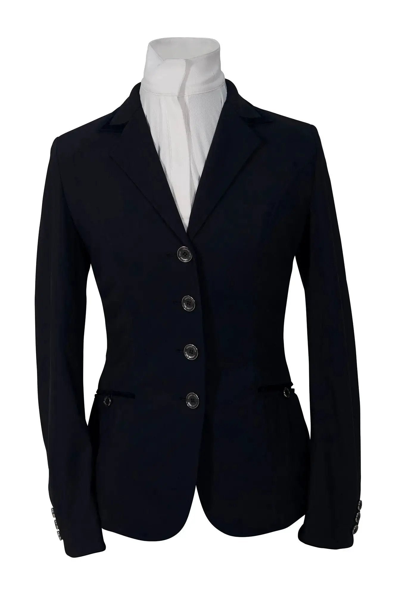 Grand Prix Saltare Premio navy 4-button riding show coat by Huntley Equestrian on Tampa Home & Garden Store