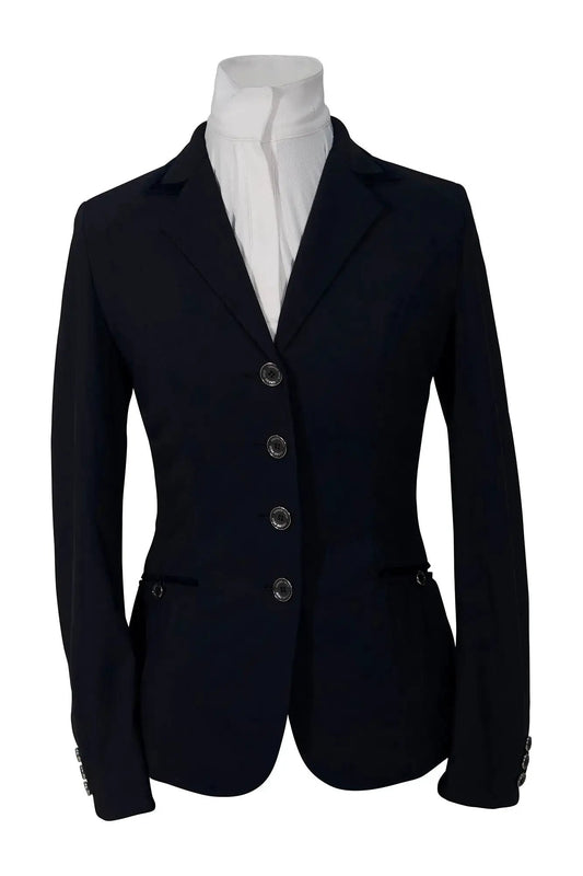 Grand Prix Saltare Premio navy 4-button riding show coat by Huntley Equestrian on Tampa Home & Garden Store