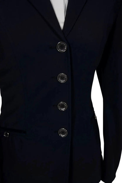 Grand Prix Saltare Premio 4-Button Riding Show Coat navy, Huntley Equestrian on Tampa Home & Garden Store