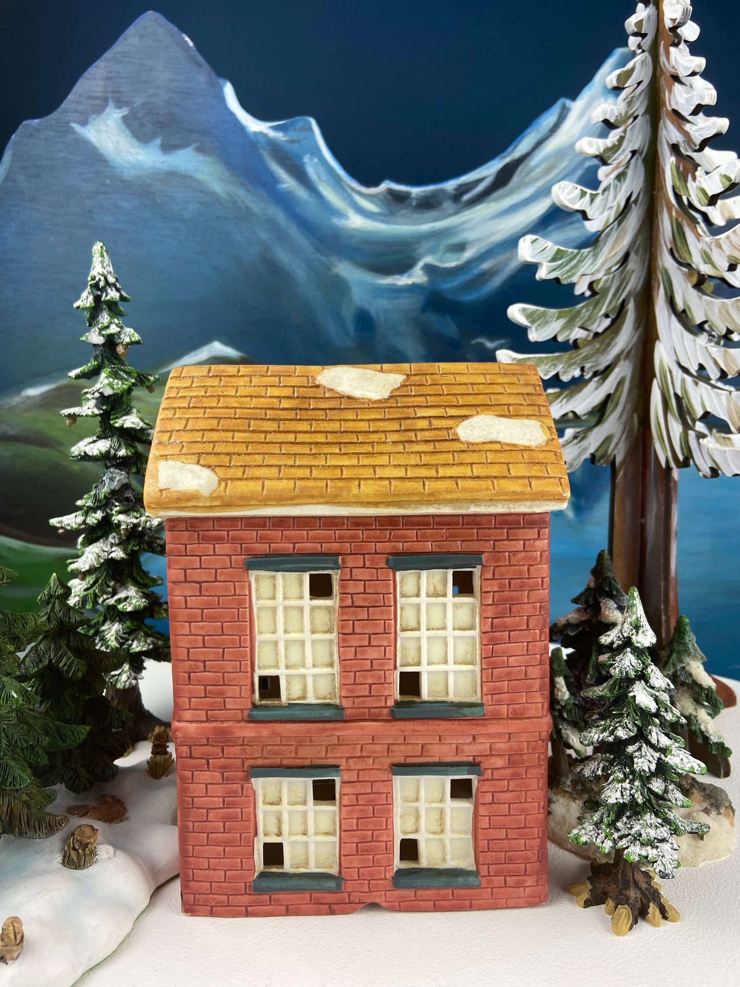 Grand Theater Nutcracker Christmas Village House. Illuminated Holiday Decor. Secular Holiday Decor. Kids Room. Store or Cafe Display. - Tampa Home & Garden Store