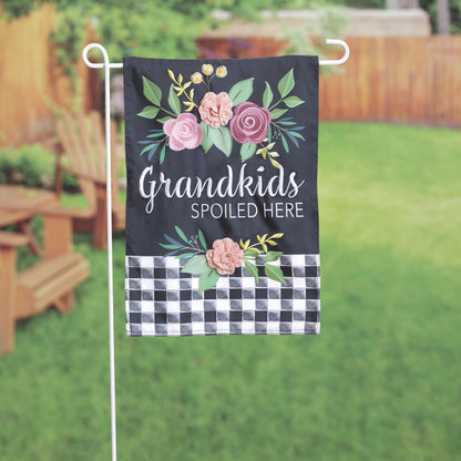 Grandkids Spoiled Here Applique Garden Flag - Tampa Home & Garden Store