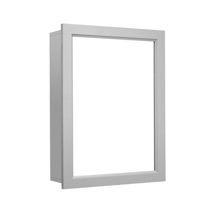Botiquín con espejo de pared - Gris
