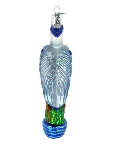 Great Blue Heron Glass Ornament - Tampa Home & Garden Store
