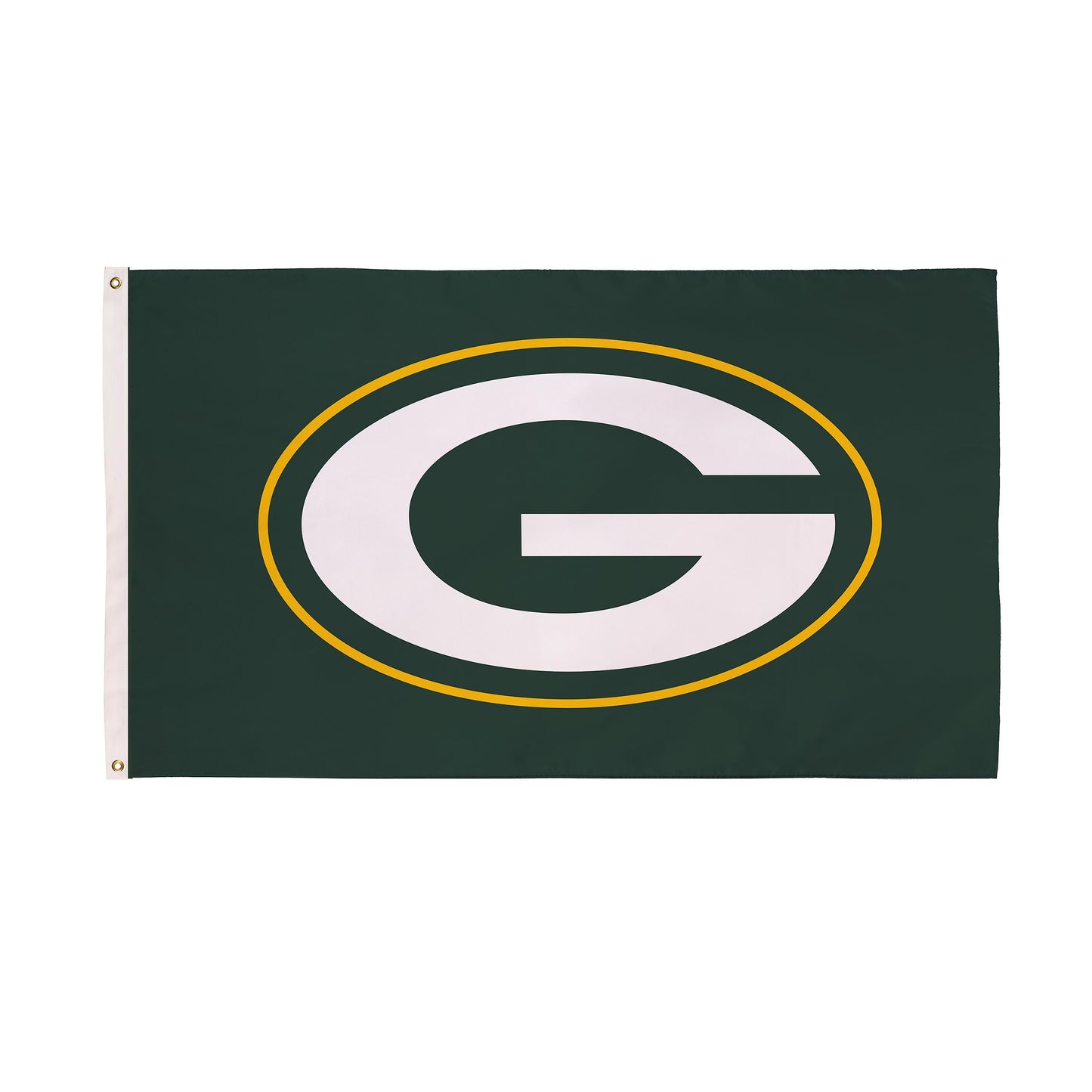 Green Bay Packers Single Sided Estate Flag with 2 Grommets, 3'x5' - Tampa Home & Garden Store
