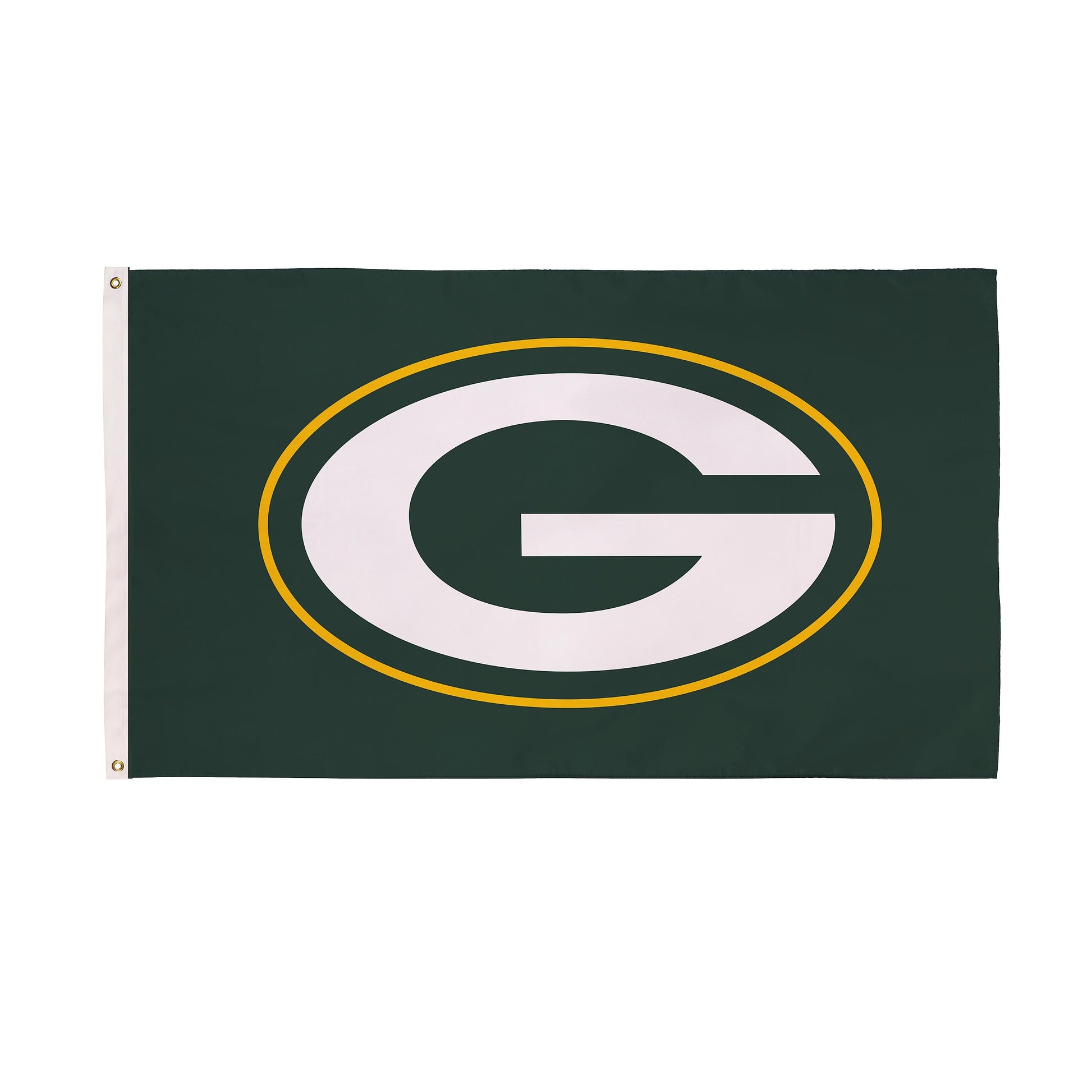 Green Bay Packers Single Sided Estate Flag with 2 Grommets, 3'x5' - Tampa Home & Garden Store