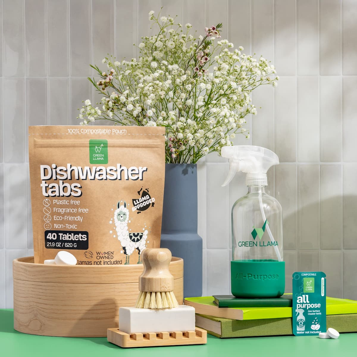 Green Llama Kitchen Bundle - Tampa Home & Garden Store