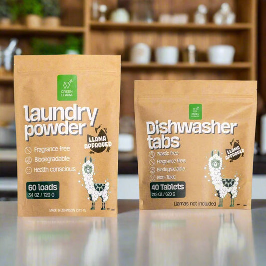 Green Llama - Laundry & Dish Tabs Bundle - Year's Supply - Tampa Home & Garden Store