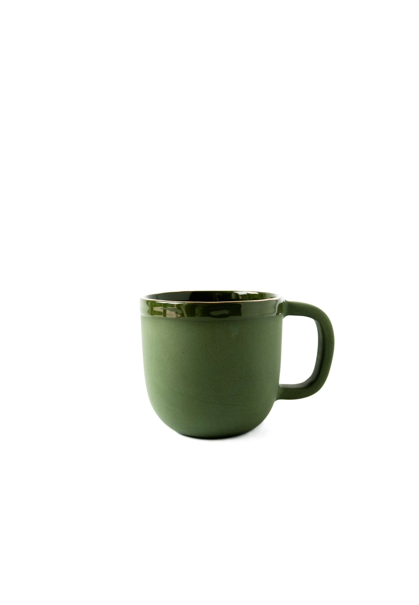 The Handmade Porcelain Gold Rim Coffee Mug