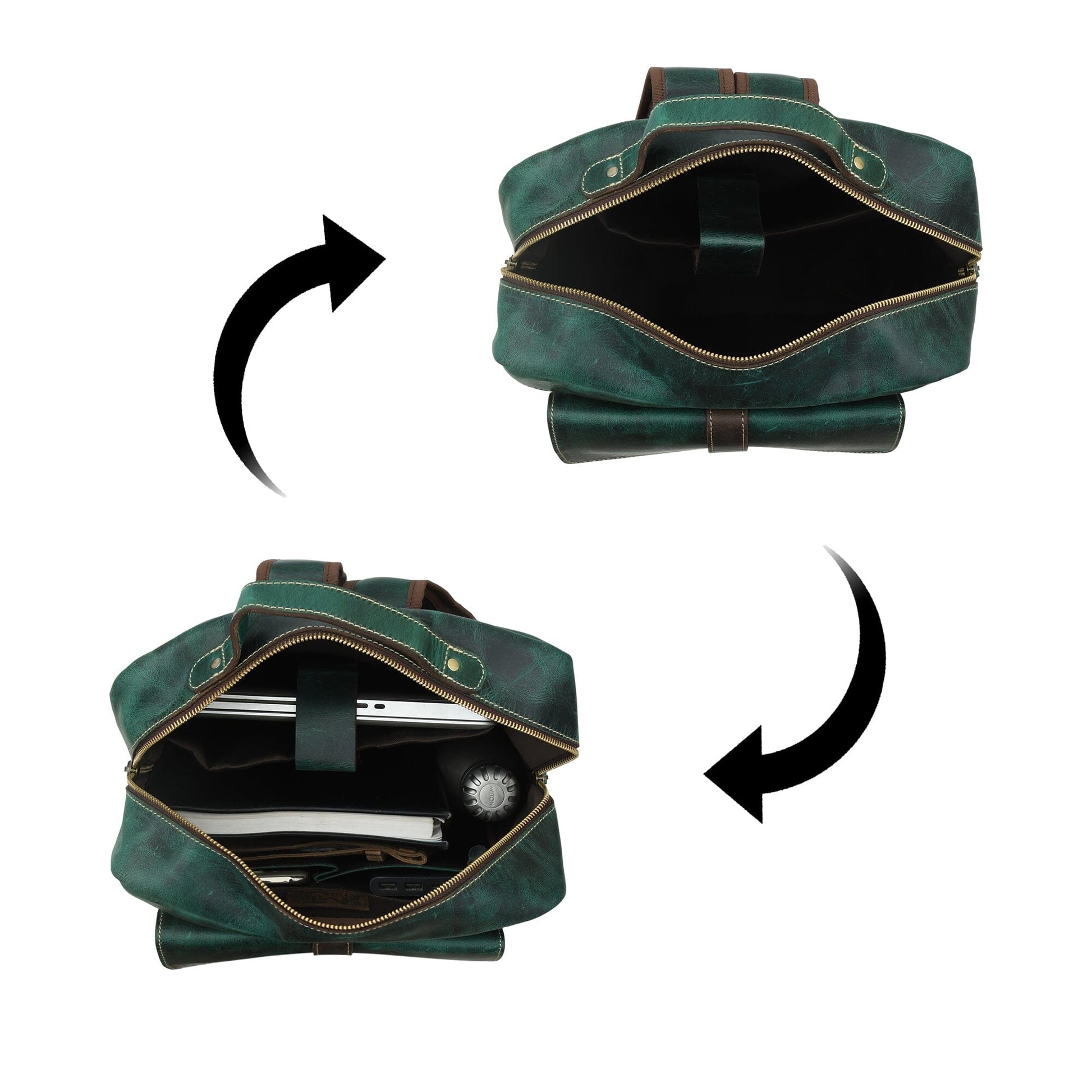 Greenfield Leather Backpack - Tampa Home & Garden Store