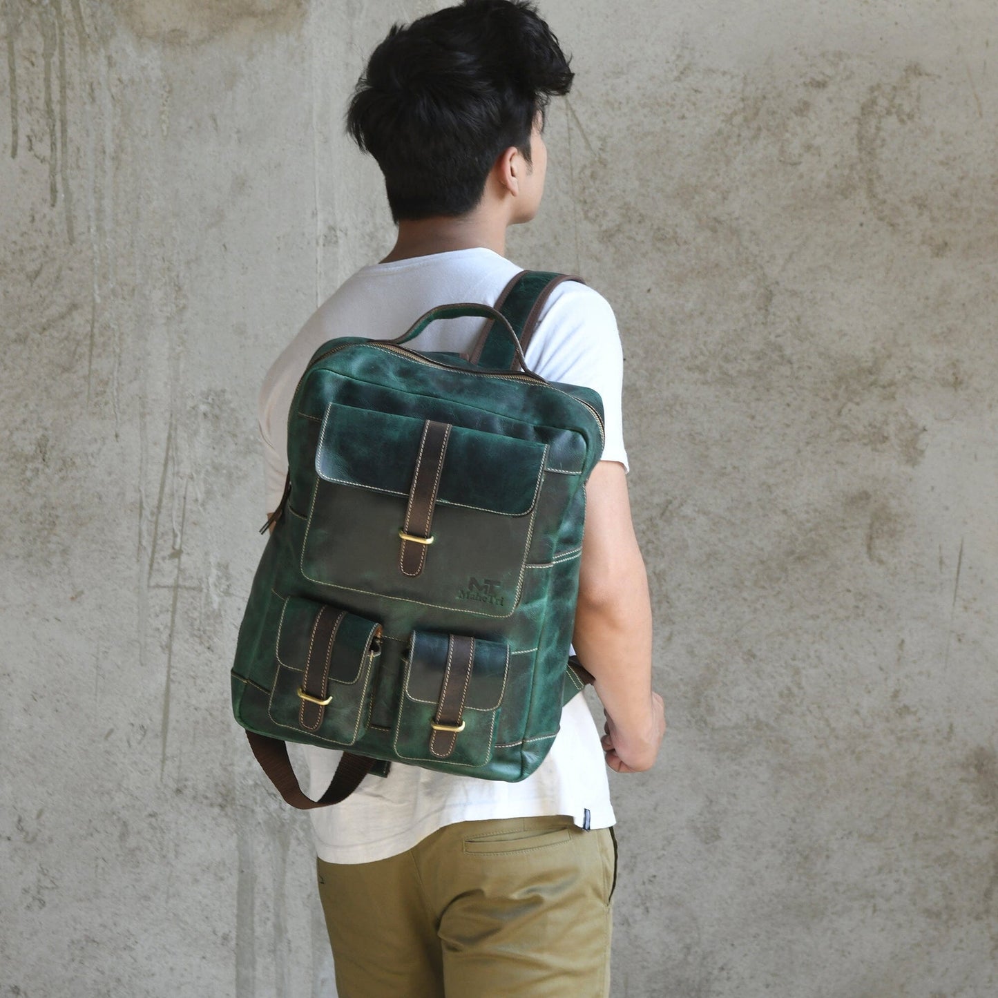 Greenfield Leather Backpack - Tampa Home & Garden Store