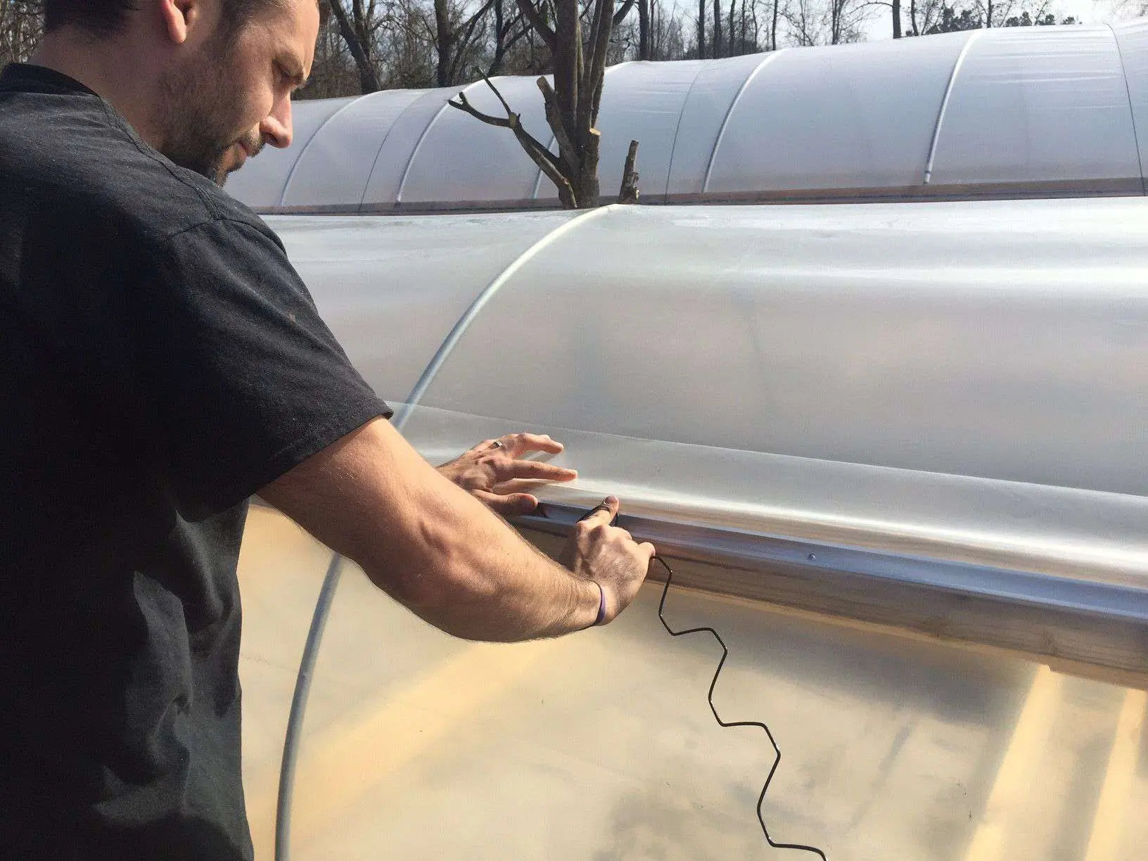 Greenhouse PVC Coated Spring Wire Lock - Tampa Home & Garden Store