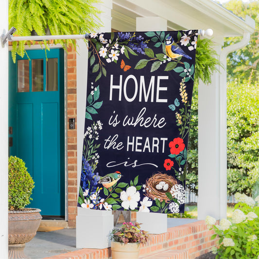 Greenhouse Retreat Suede House Flag - Tampa Home & Garden Store