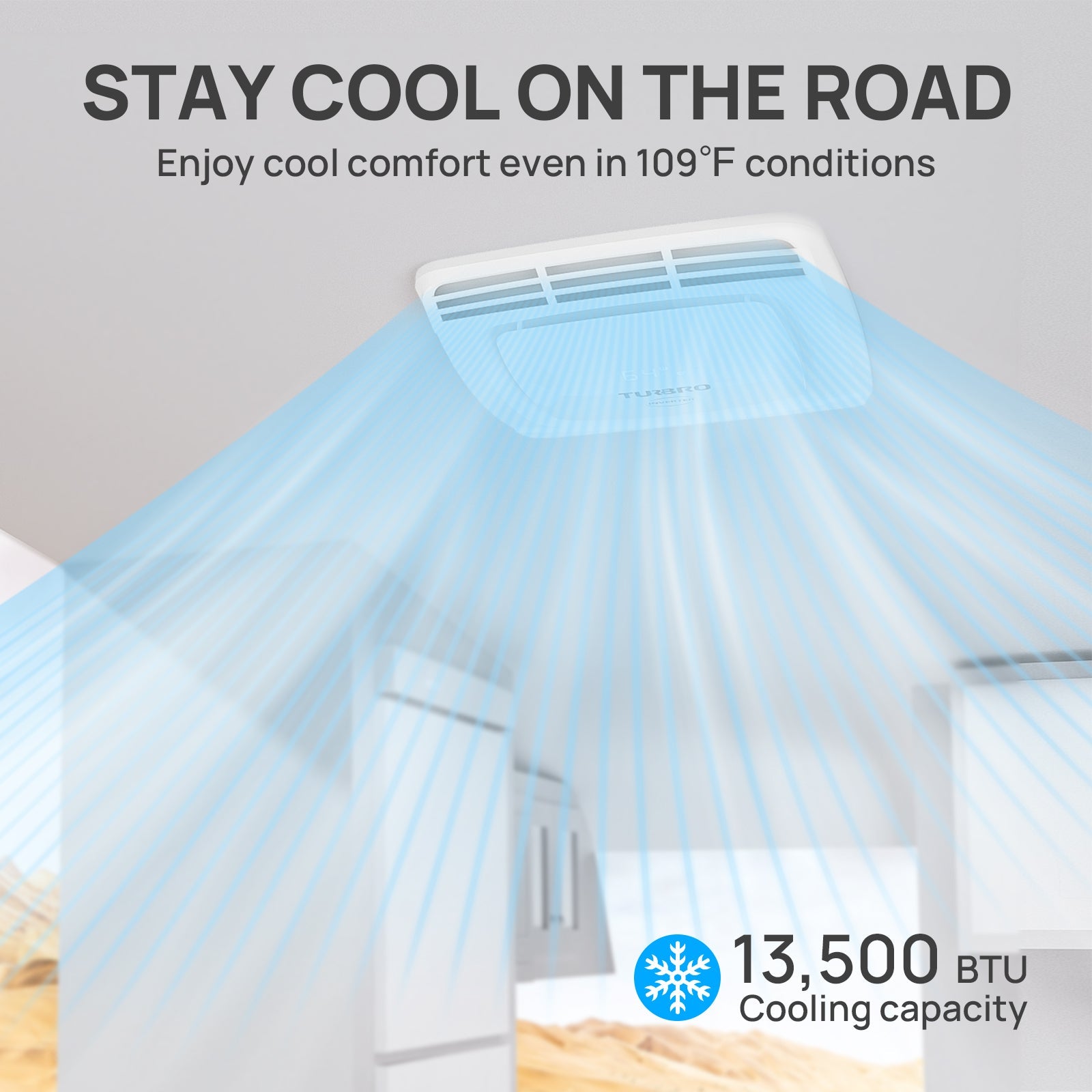 Greenland 13,500 BTU Inverter RV Air Conditioner with Heat Pump - Tampa Home & Garden Store