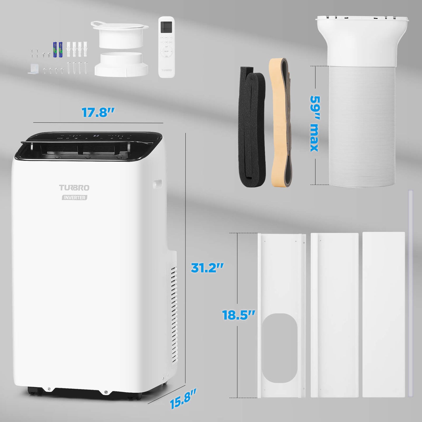 Greenland 14,000 BTU Inverter Portable Air Conditioner - Tampa Home & Garden Store
