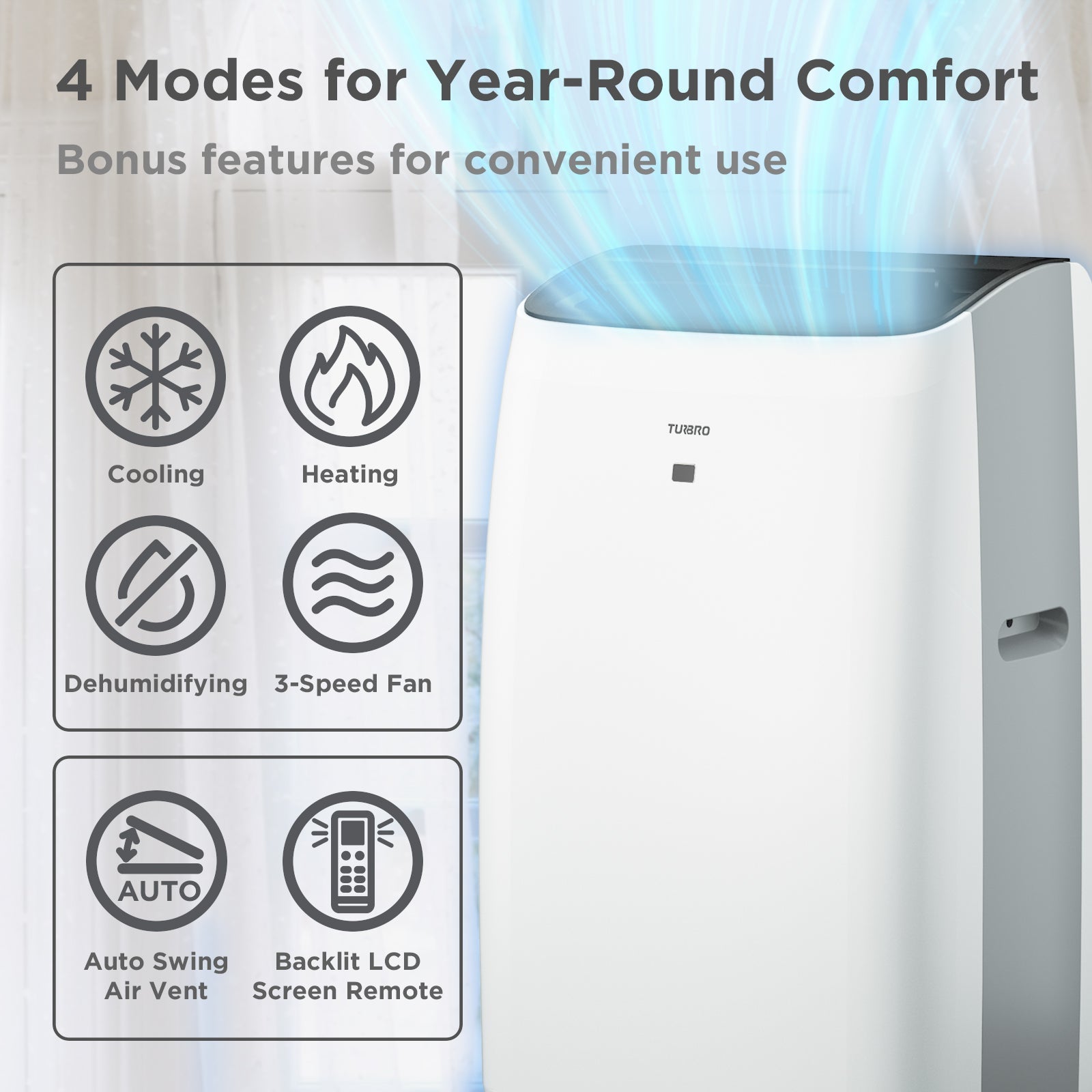 Greenland 14,000 BTU Portable Air Conditioner & Heater - Tampa Home & Garden Store