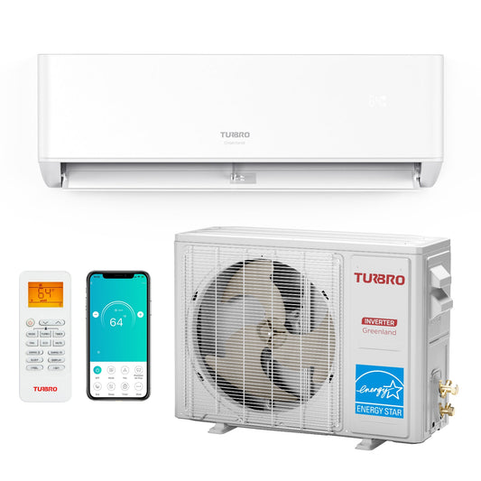 Greenland 24,000 BTU WiFi Ductless Mini Split AC with Heat Pump (R454B) - Tampa Home & Garden Store