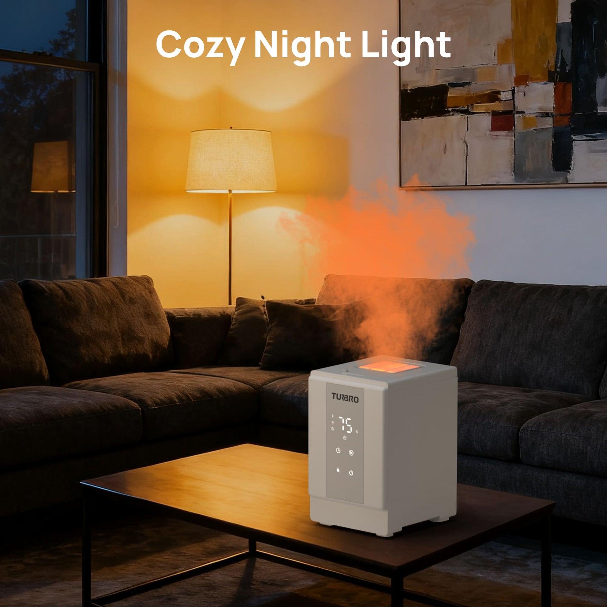 Greenland GLS04 Steam Warm Mist Humidifier, Stainless Steel 4L (1 Gal) - Tampa Home & Garden Store