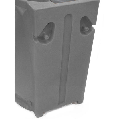 Grey Granite 65 Gallon Plastic Urn Rain Barrel with Planter Top - Tampa Home & Garden Store
