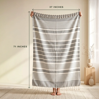 Turkish Quick Dry Beach Towels Organic Cotton