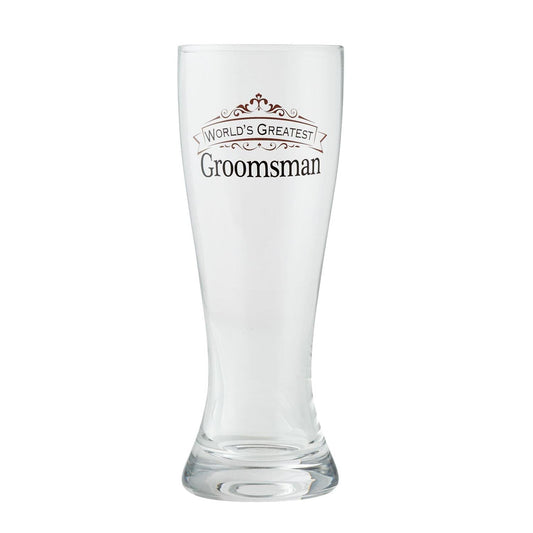 Groomsman Beer Glass - Tampa Home & Garden Store