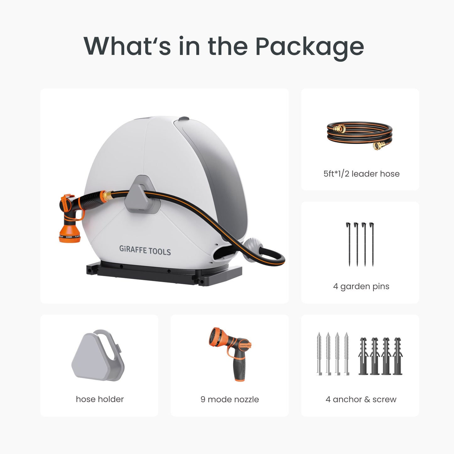 Ground-Mounted Retractable Hose Reel