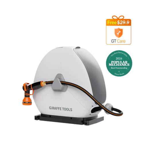 Ground-Mounted Retractable Hose Reel