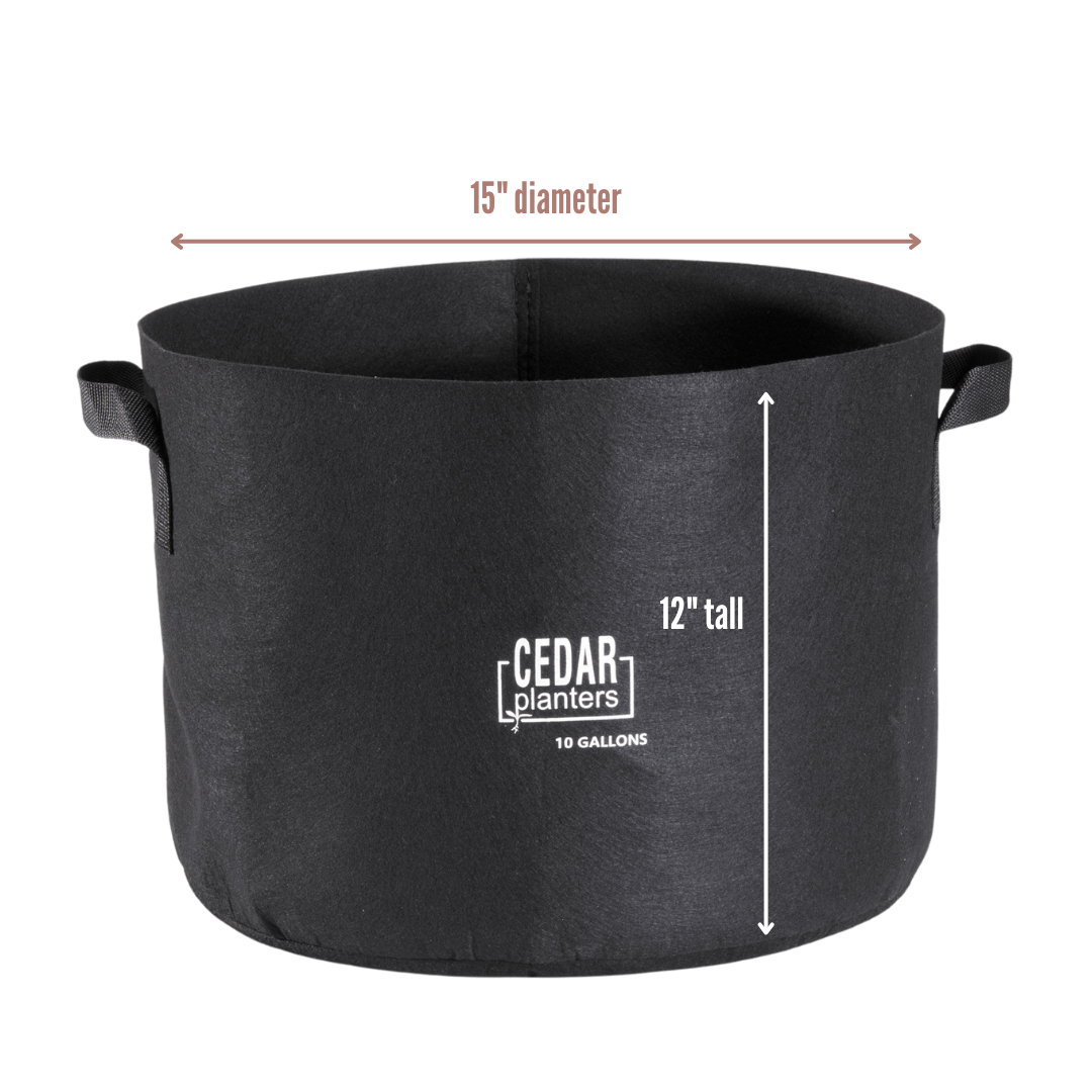 Grow Bag (10 Gallon) - Tampa Home & Garden Store