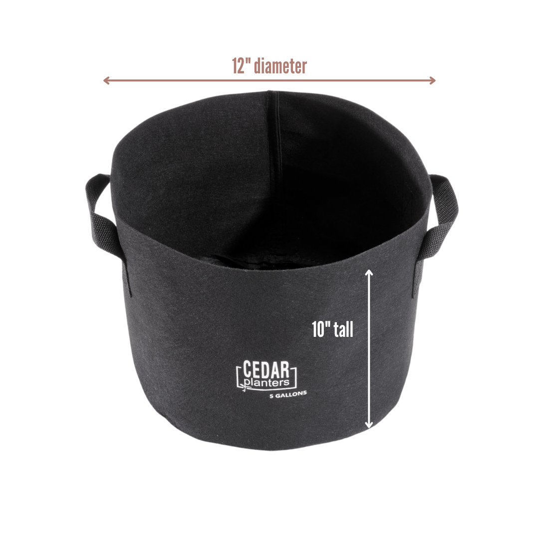 Grow Bag (5 Gallon) - Tampa Home & Garden Store