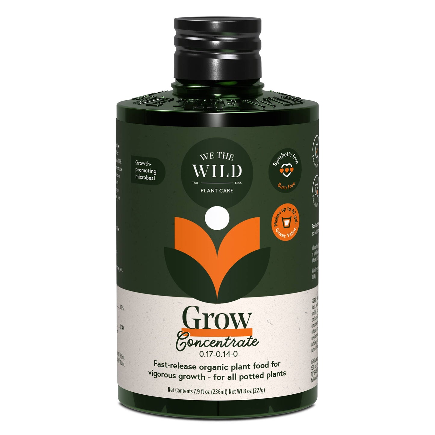 Grow Organic Plant Food Concentrate 8 oz - Tampa Home & Garden Store