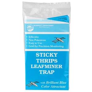 Sticky traps Blue Bug-Scan Blue leafminer thrips trap GrowersHouse 25x10cm on Tampa Home & Garden Store