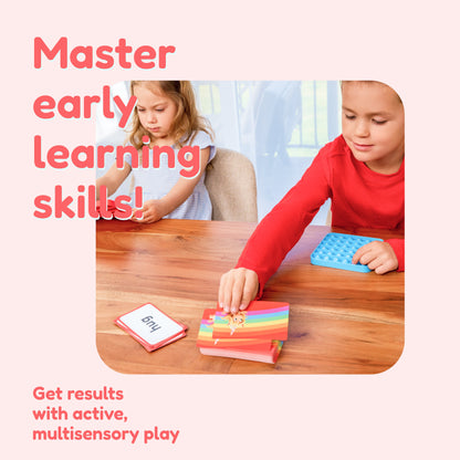Growing Reader Bundle educational board game by The Fidget Games, kids with learning cards on Tampa Home & Garden Store
