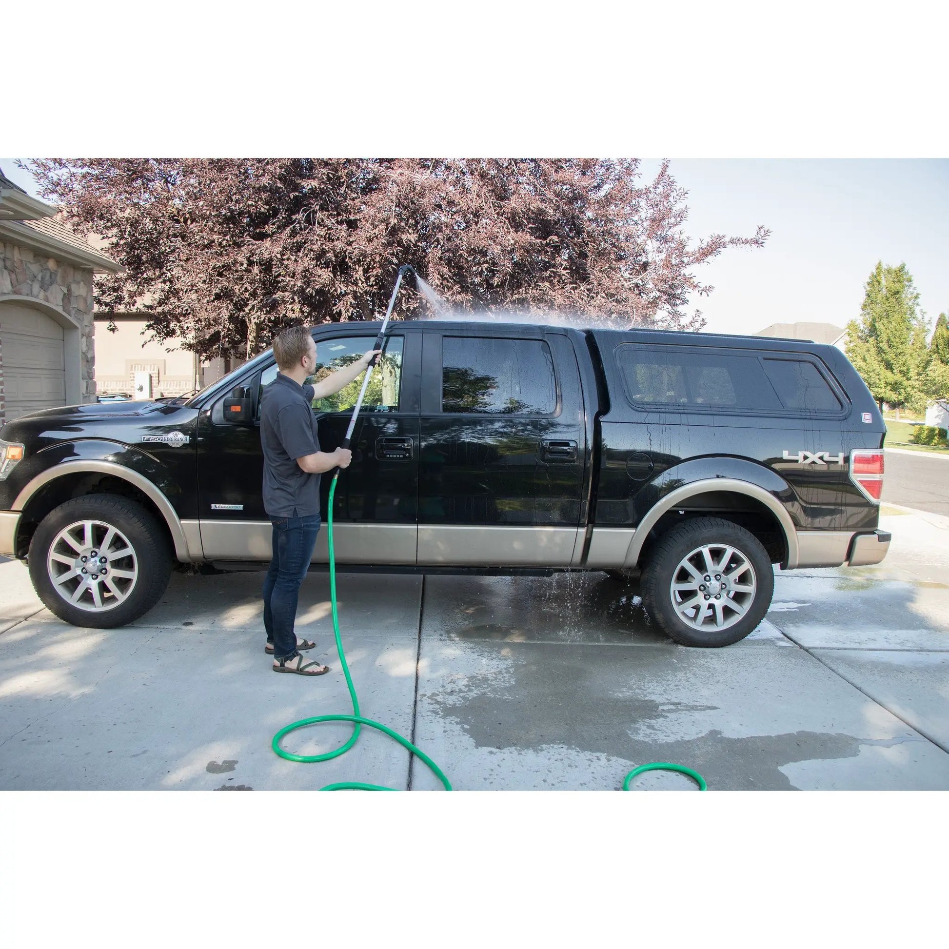 Telescoping Gutter Cleaning Wand with 180 nozzle by Orbit Irrigation extendable water wand on Tampa Home & Garden Store
