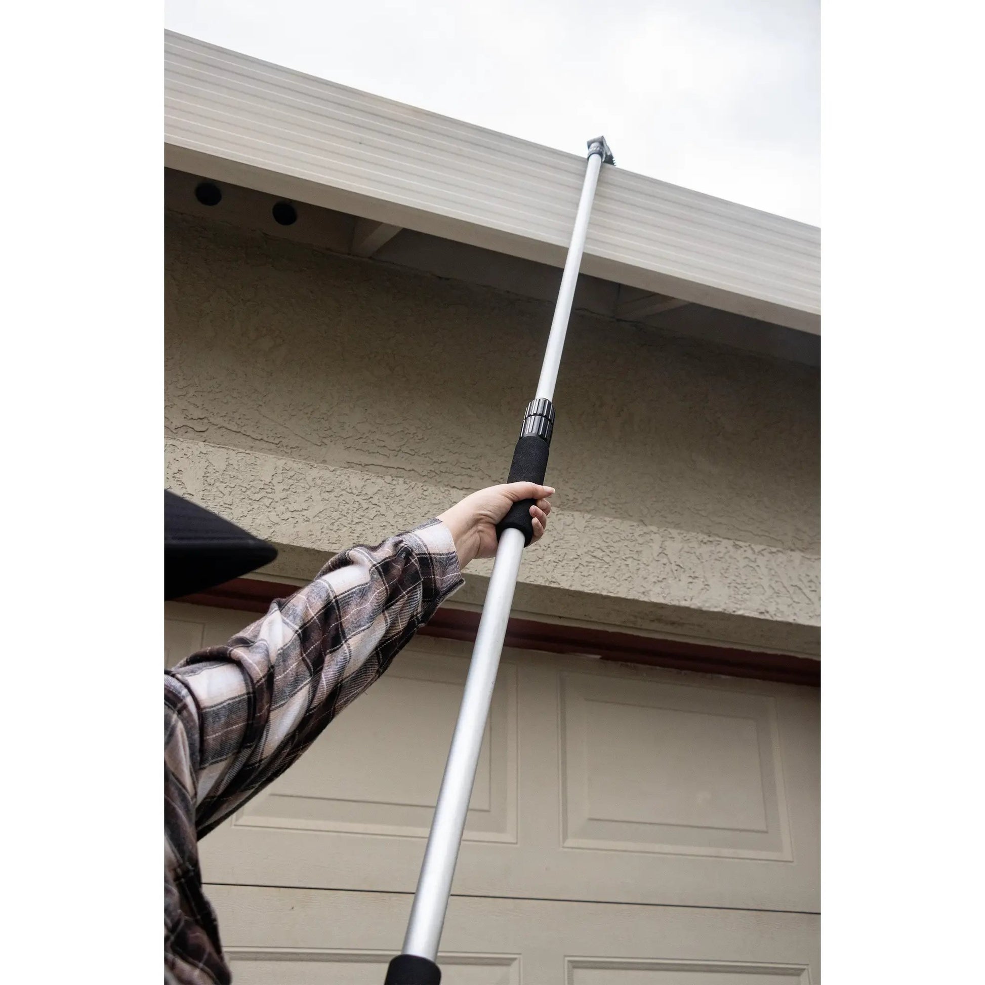 Telescoping Gutter Cleaning Wand with 180 Nozzle Orbit Irrigation aluminum wand on Tampa Home & Garden Store