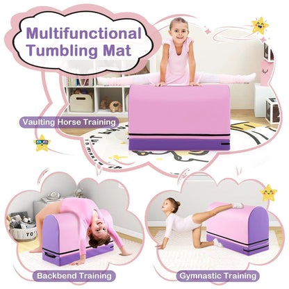 Gymnastics Vaulting Box with Detachable Mat