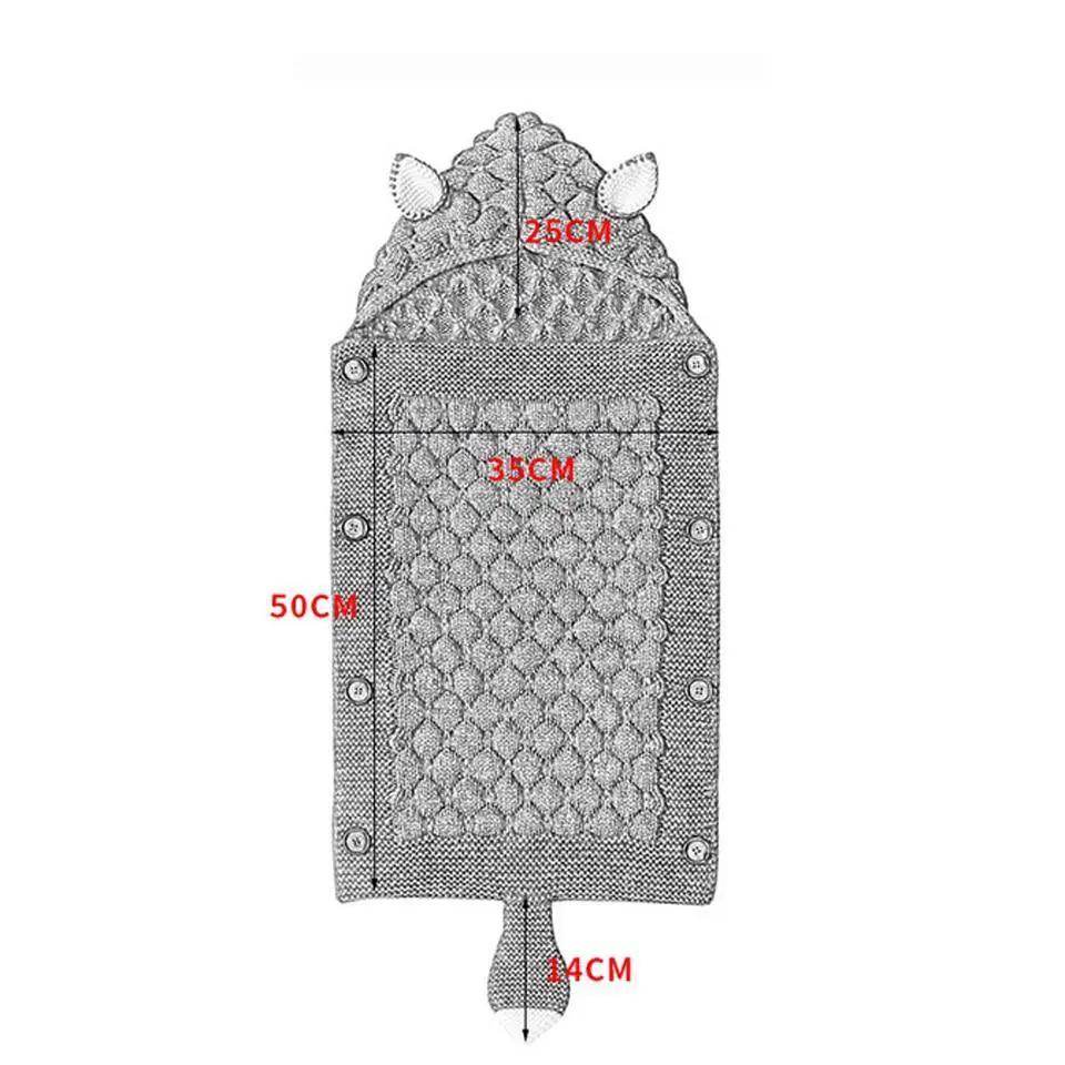Stevvex Knitted Newborn Baby Blanket and Swaddle