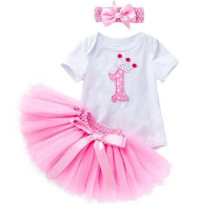 Baby Girl and 2nd Birthday Snowflake Soft Romper