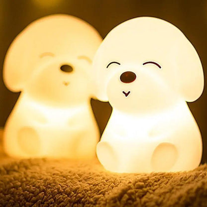 Dog LED Night Light With Touch Sensor USB